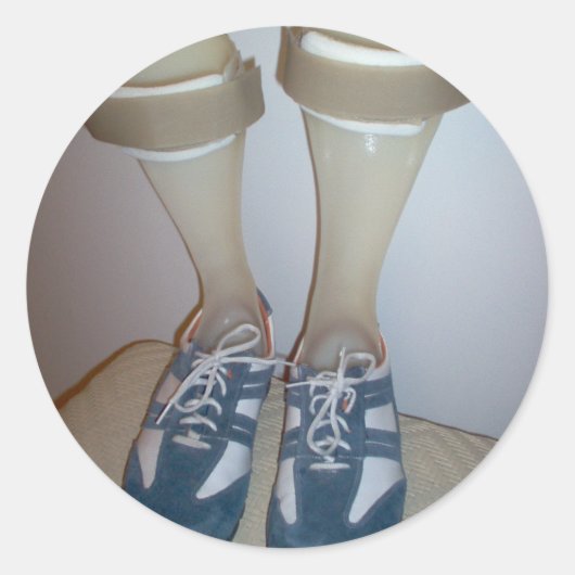 NPO PN Logos 004 - Gepersonaliseerd Ronde Sticker (Voorkant)