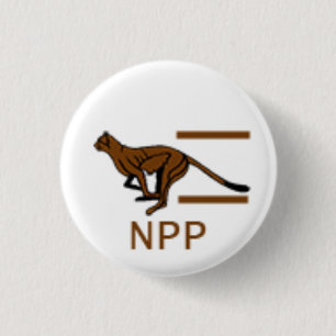 NPP Party Logo Ronde Button 3,2 Cm