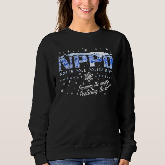 Nppd North Pole Police Department Trui (Voorkant)