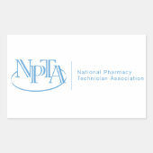NPTA-Sticker Rechthoekige Sticker (Voorkant)