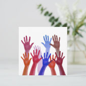 Nr. 01, Beweging en eenheid Bedankkaart (Staand voorkant)