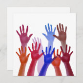 Nr. 01, Beweging en eenheid Feestdagenkaart (Voorkant / Achterkant)