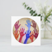 Nr. 02, Beweging en eenheid Bedankkaart (Staand voorkant)