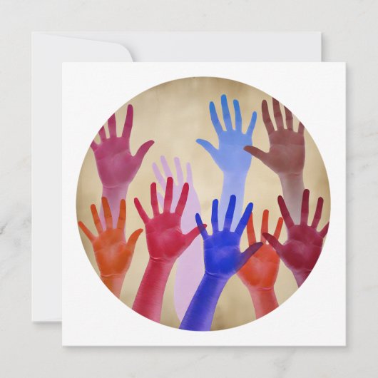 Nr. 02, Beweging en eenheid Feestdagenkaart (Voorkant)