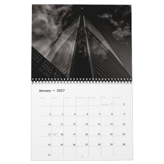 Nr. 100 King St W 8 Kalender (Jan 2027)