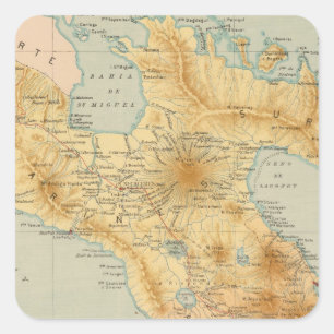 nr. 11 Luzon Vierkante Sticker