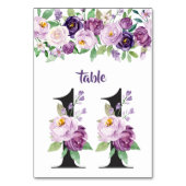 Nr. 11 Paarse & Lavendel Waterverf Rozen Kaart (Voorkant)