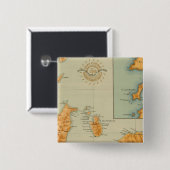 nr. 16 Romblon, Tablas en Sibuyan Vierkante Button 5,1 Cm (Voorkant /achterkant)