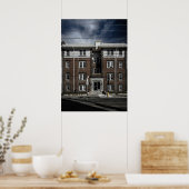 Nr. 1836 Queen ST E 2 kleurenversie Poster (Keuken)