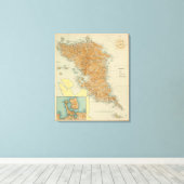 nr. 18 Samar Canvas Afdruk (Insitu (Houten vloer))