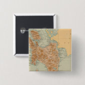 nr. 19 Leyte Vierkante Button 5,1 Cm (Voorkant /achterkant)