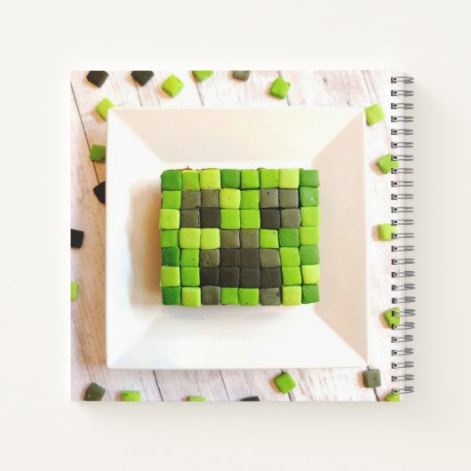 Nr. 1 Baker/Minecraft Fondant Cookbook Journal Notitieboek (Achterkant)
