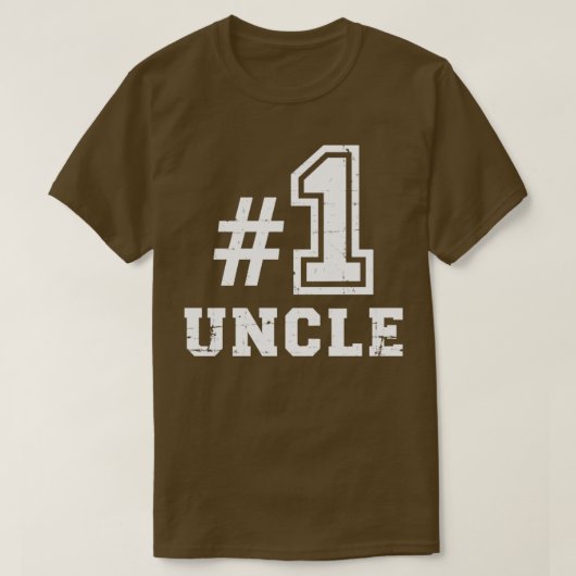 nr. 1 beste oom t-shirt (Design voorkant)