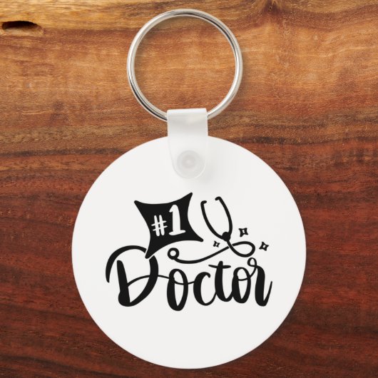 Nr. 1 Doctor Sleutelhanger (Voorkant)