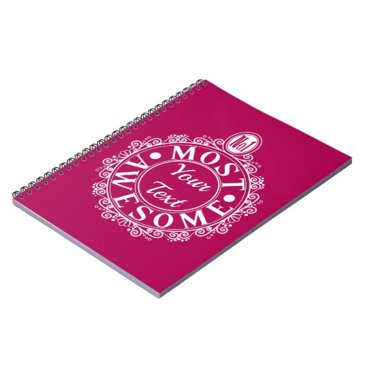 Nr.1 het Geweldige (Jouw tekst) Witte Lijn van de Notitieboek (Linkerzijde)