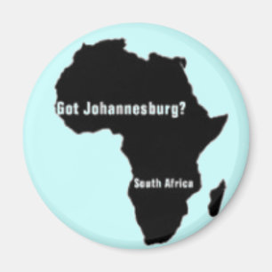 Nr. 1 Johannesburg, T-shirt voor Zuid-Afrika, enz. Magneet