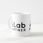 Nr. 1 Lab Partner Science Friend Erlenmeyer Flask Koffiemok (Voorkant links)