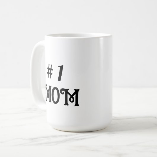 Nr. 1 Mam Moederdag Gift Koffiemok (Voorkant links)