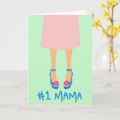 Nr. 1 Mama Illustratiekaart Kaart (Gele Bloem)