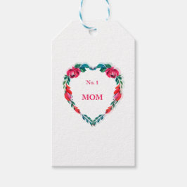 Nr. 1 Mum Moederdag quote Cadeaulabel