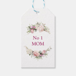 Nr. 1 Mum Moederdag quote Cadeaulabel