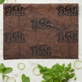 Nr.1 Papa-Leren Look Theedoek (Gevouwen)