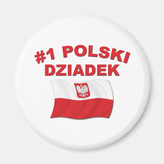 Nr. 1 Polski Dziadek Magneet (Voorkant)