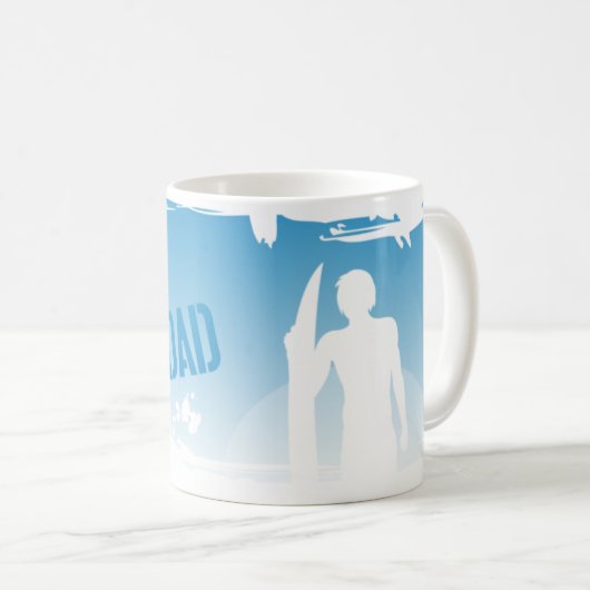 Nr.1 Surf Papa Koffiemok (Voorkant rechts)