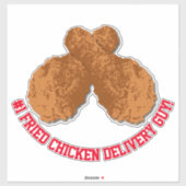 Nr 1 Top Gebraden Kip Afhaalmaaltijd Guy Winnaar Sticker (Vel)