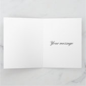 Nr.1 Werelds Beste Papa Aangepaste Typografie Witt Kaart (Binnen)