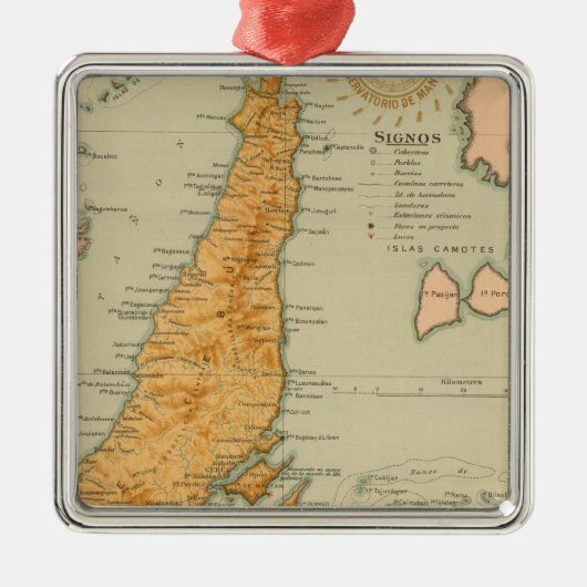 nr. 22 Cebu Metalen Ornament (Voorkant)