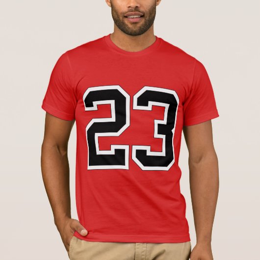 nr. 23 t-shirt (Voorkant)