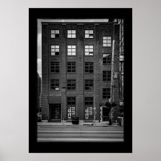 Nr. 266 Koning St E 2 met grens Poster (Voorkant)