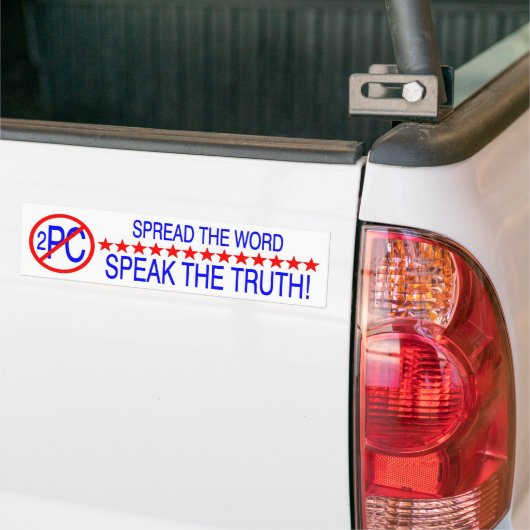 nr. 2 PC-bumpersticker Bumpersticker (Op Truck)