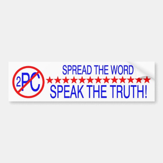 nr. 2 PC-bumpersticker Bumpersticker (Voorkant)