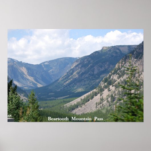 Nr. 33 - DSC, H-27 - Beartooth Mountain Pass, Alpi Poster (Voorkant)