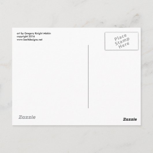 Nr. 34 balken briefkaart (Achterkant)