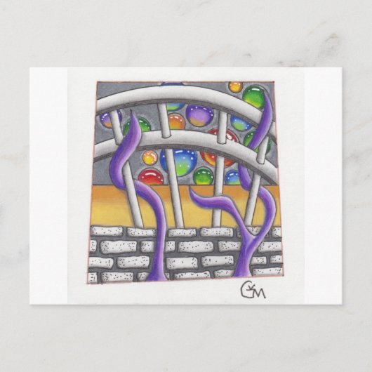 Nr 36 het Stijgen van Jupiter Briefkaart (Voorkant)