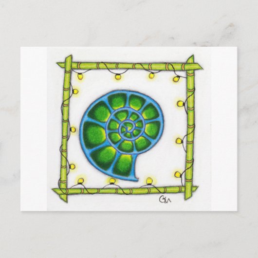 Nr. 37 Tropisch feest Briefkaart (Voorkant)