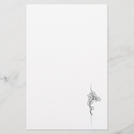 Nr. 3 Kromme op een Briefpapier (Voorkant)