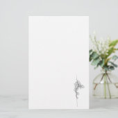 Nr. 3 Kromme op een Briefpapier (Staand voorkant)