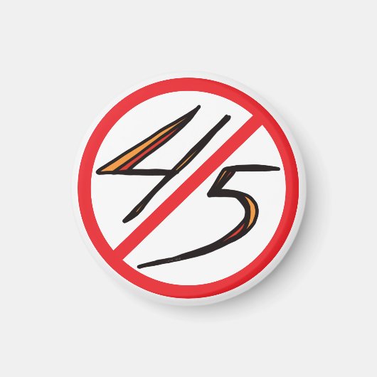 NR. 45 Magnet (Voorkant)