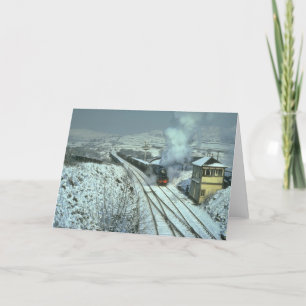 Nr. 48442 in een winterse omgeving in Chinley Sout Kaart