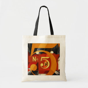 Nr. 5 - De afbeelding 5 in Gold by Demuth Tote Bag
