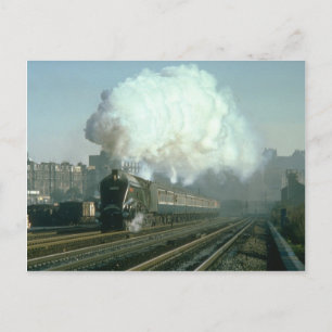 nr. 60009 verlaat het kasteel in Edinburgh zoals h Briefkaart