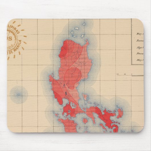 Nr. 6 Distributietemperaturen Muismat (Voorkant)