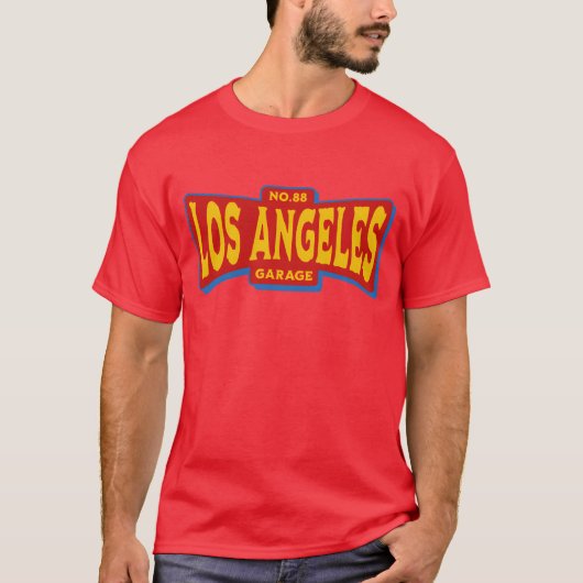 Nr.88 LOS ANGELES Garage T-shirt (Voorkant)