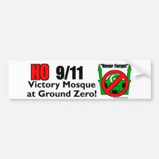 NR. 9/11 Victory Mosque Bumpersticker