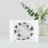 Nr 9 Boemerang Briefkaart (Staand voorkant)