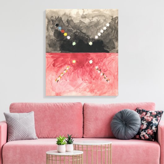 Nr. A (Atom-serie) | Hilma af Klint | Canvas Afdruk (Insitu (Woonkamer))